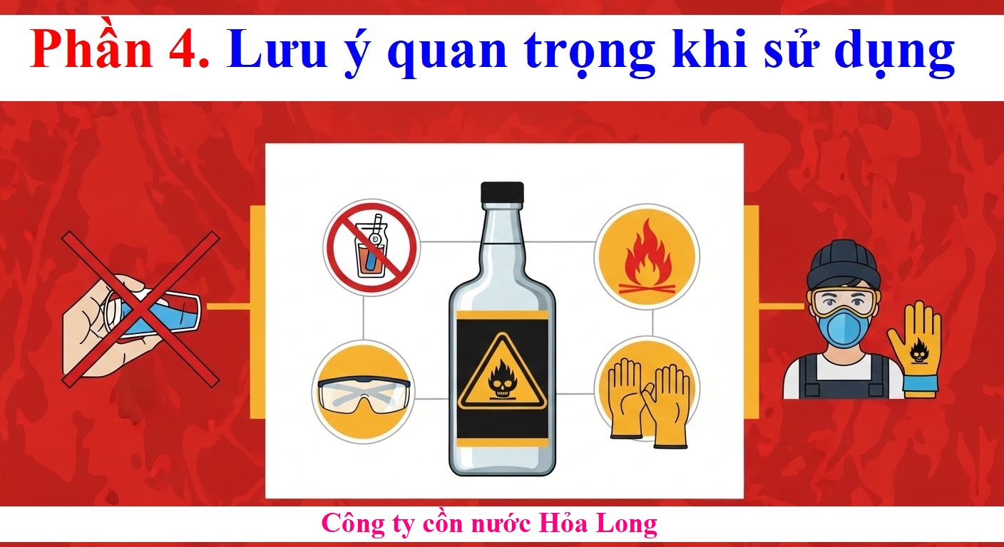 Cồn công nghiệp dùng để làm gì? Ứng dụng thực tế và lưu ý quan trọng
